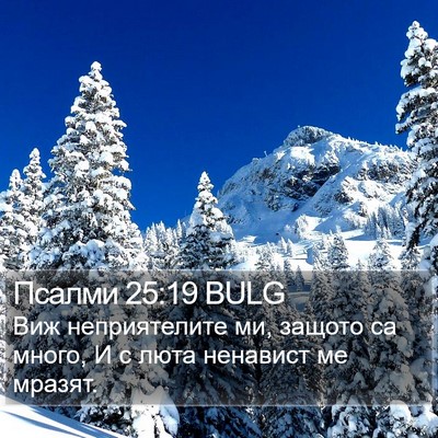 Псалми 25:19 BULG Bible Verse Image