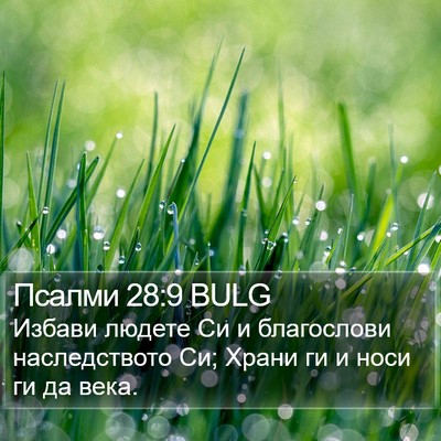 Псалми 28:9 BULG Bible Verse Image