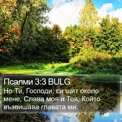Псалми 3:3 BULG Bible Verse Image