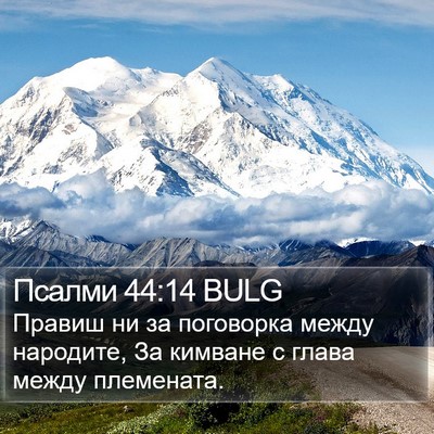 Псалми 44:14 BULG Bible Verse Image