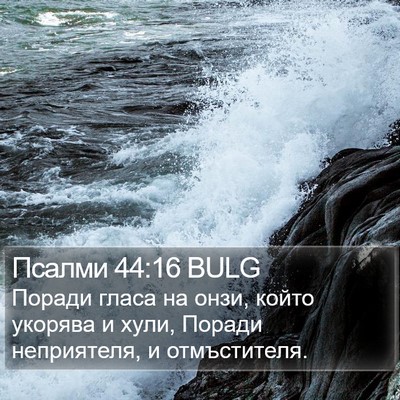 Псалми 44:16 BULG Bible Verse Image