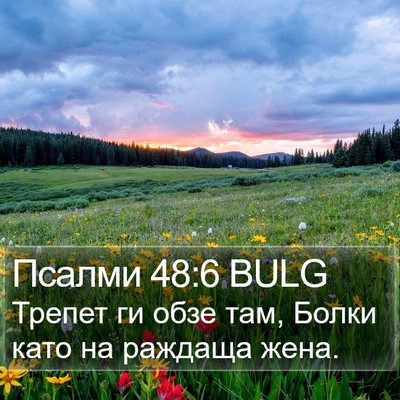Псалми 48:6 BULG Bible Verse Image