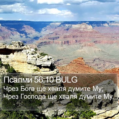 Псалми 56:10 BULG Bible Verse Image