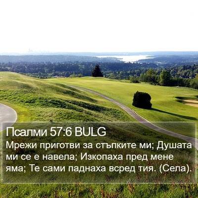 Псалми 57:6 BULG Bible Verse Image