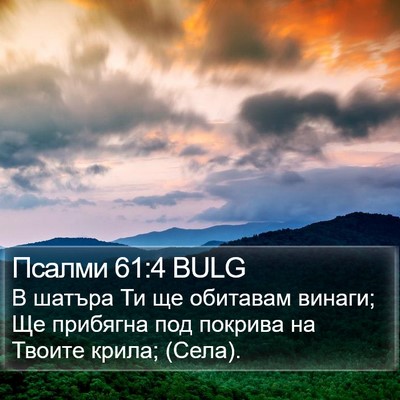 Псалми 61:4 BULG Bible Verse Image