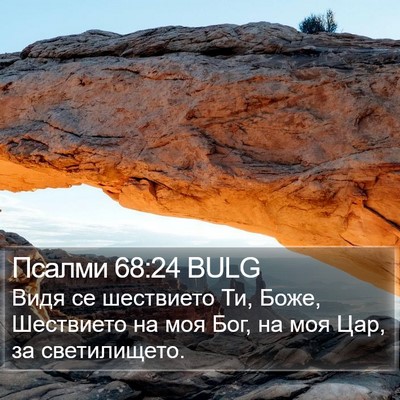 Псалми 68:24 BULG Bible Verse Image