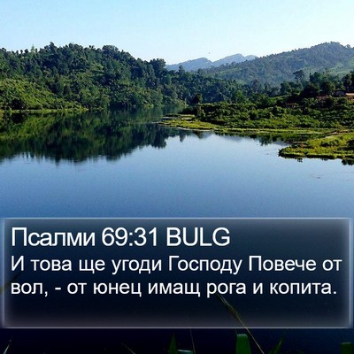 Псалми 69:31 BULG Bible Verse Image