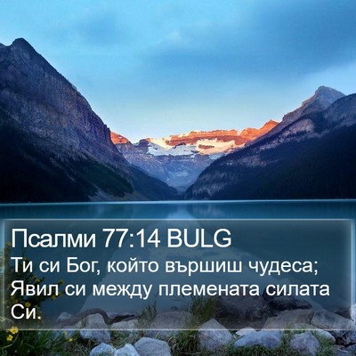 Псалми 77:14 BULG Bible Verse Image