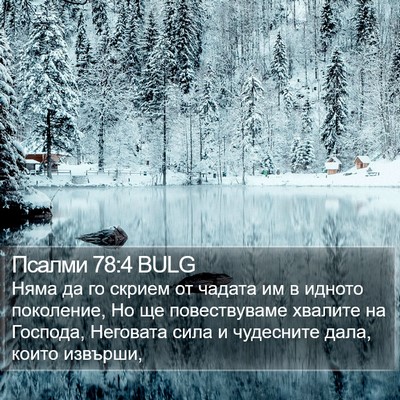 Псалми 78:4 BULG Bible Verse Image
