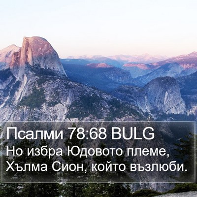 Псалми 78:68 BULG Bible Verse Image