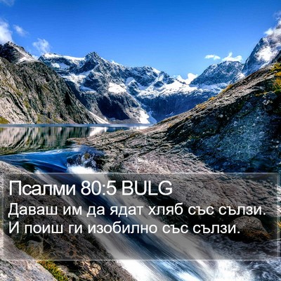Псалми 80:5 BULG Bible Verse Image