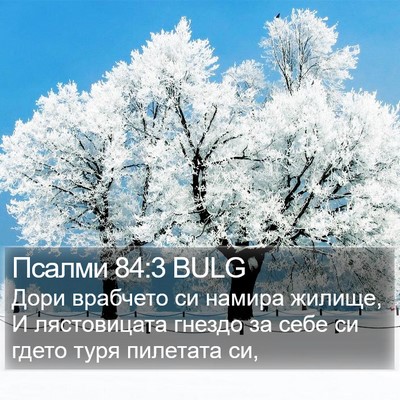 Псалми 84:3 BULG Bible Verse Image