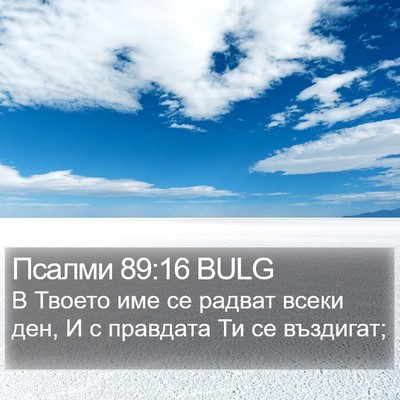 Псалми 89:16 BULG Bible Verse Image