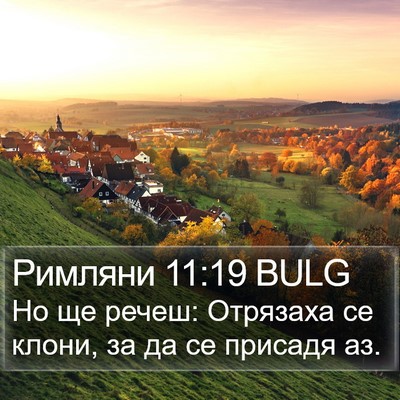 Римляни 11:19 BULG Bible Verse Image