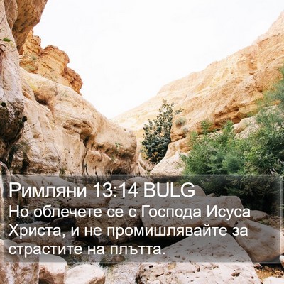 Римляни 13:14 BULG Bible Verse Image