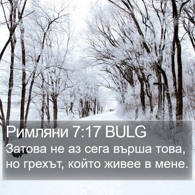 Римляни 7:17 BULG Bible Verse Image
