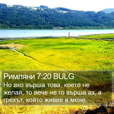 Римляни 7:20 BULG Bible Verse Image