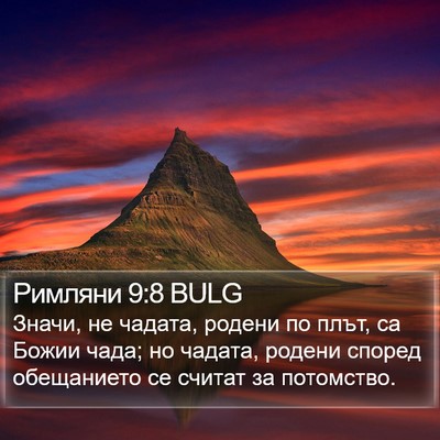 Римляни 9:8 BULG Bible Verse Image