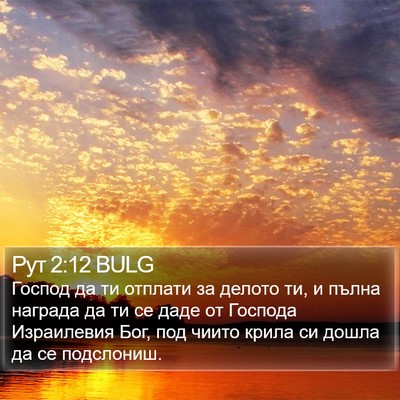 Рут 2:12 BULG Bible Verse Image