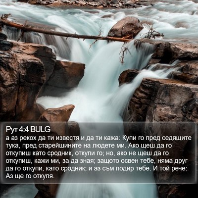 Рут 4:4 BULG Bible Verse Image