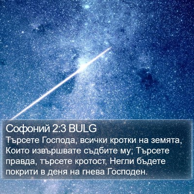 Софоний 2:3 BULG Bible Verse Image