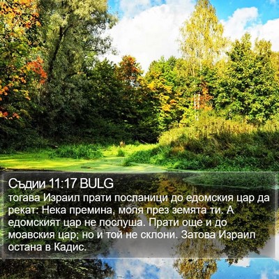 Съдии 11:17 BULG Bible Verse Image