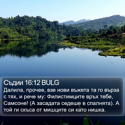Съдии 16:12 BULG Bible Verse Image