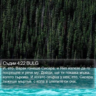 Съдии 4:22 BULG Bible Verse Image