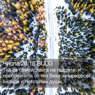 Числа 26:18 BULG Bible Verse Image
