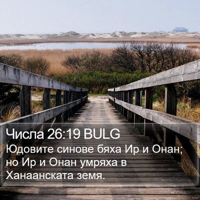 Числа 26:19 BULG Bible Verse Image