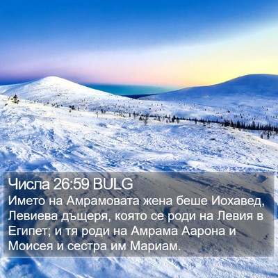 Числа 26:59 BULG Bible Verse Image