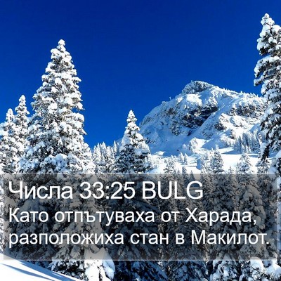 Числа 33:25 BULG Bible Verse Image