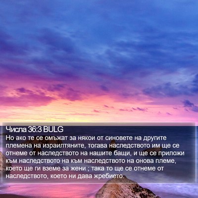 Числа 36:3 BULG Bible Verse Image
