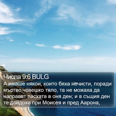 Числа 9:6 BULG Bible Verse Image