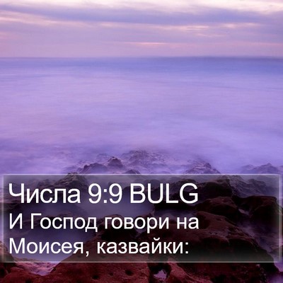 Числа 9:9 BULG Bible Verse Image