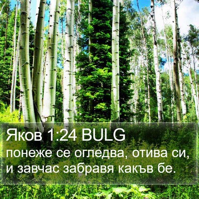Яков 1:24 BULG Bible Verse Image