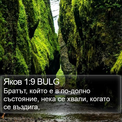 Яков 1:9 BULG Bible Verse Image