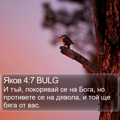 Яков 4:7 BULG Bible Verse Image