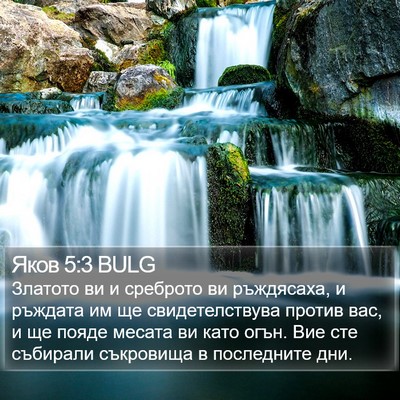 Яков 5:3 BULG Bible Verse Image