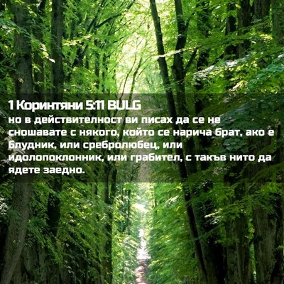 Picture 02 - 1 Коринтяни 5:11 BULG - но в действителност ви - Bible Verse Picture
