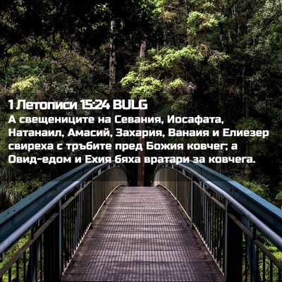 Picture 02 - 1 Летописи 15:24 BULG - А свещениците на Севания, - Bible Verse Picture