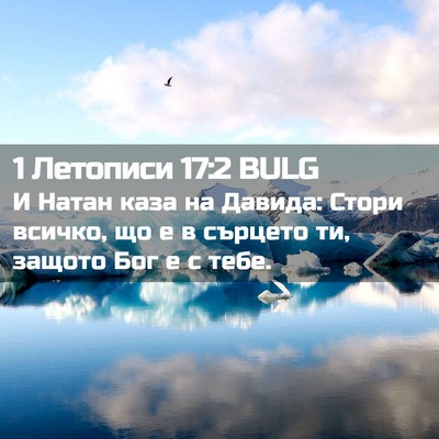 Picture 02 - 1 Летописи 17:2 BULG - И Натан каза на Давида: - Bible Verse Picture
