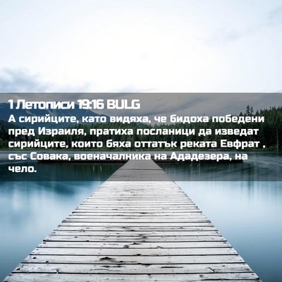 Picture 02 - 1 Летописи 19:16 BULG - А сирийците, като видяха, - Bible Verse Picture