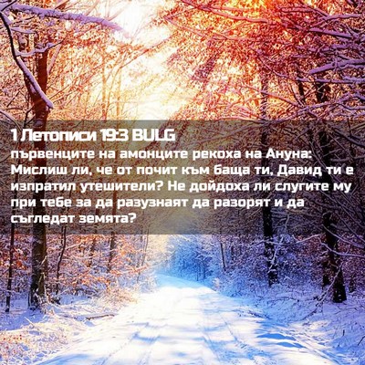 Picture 02 - 1 Летописи 19:3 BULG - първенците на амонците - Bible Verse Picture