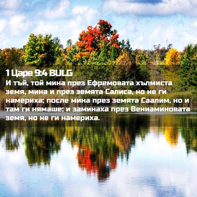 Picture 02 - 1 Царе 9:4 BULG - И тъй, той мина през - Bible Verse Picture