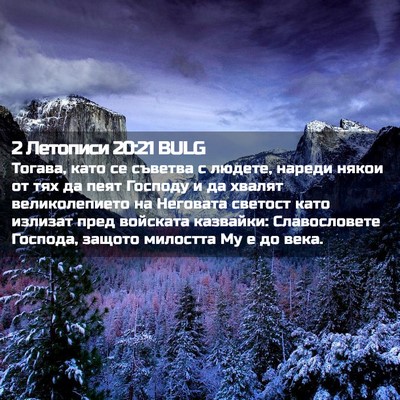 Picture 02 - 2 Летописи 20:21 BULG - Тогава, като се съветва с - Bible Verse Picture