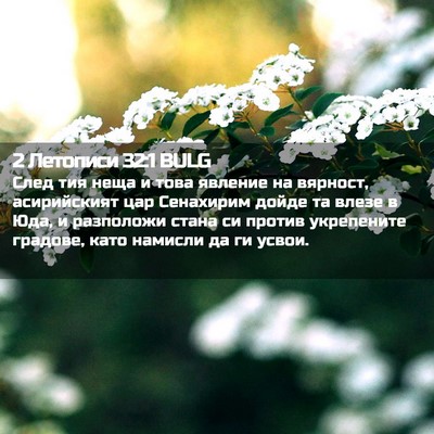Picture 02 - 2 Летописи 32:1 BULG - След тия неща и това - Bible Verse Picture