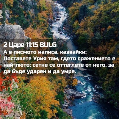 Picture 02 - 2 Царе 11:15 BULG - А в писмото написа, - Bible Verse Picture