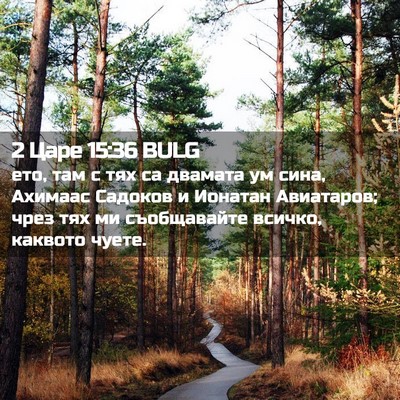 Picture 02 - 2 Царе 15:36 BULG - ето, там с тях са двамата ум - Bible Verse Picture