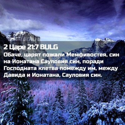 Picture 02 - 2 Царе 21:7 BULG - Обаче, царят пожали - Bible Verse Picture